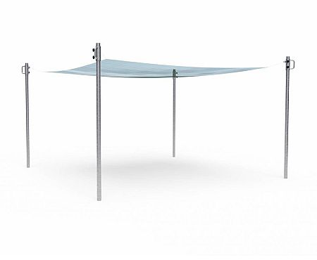 Stahovací stínící plachta pískoviště 3x3m